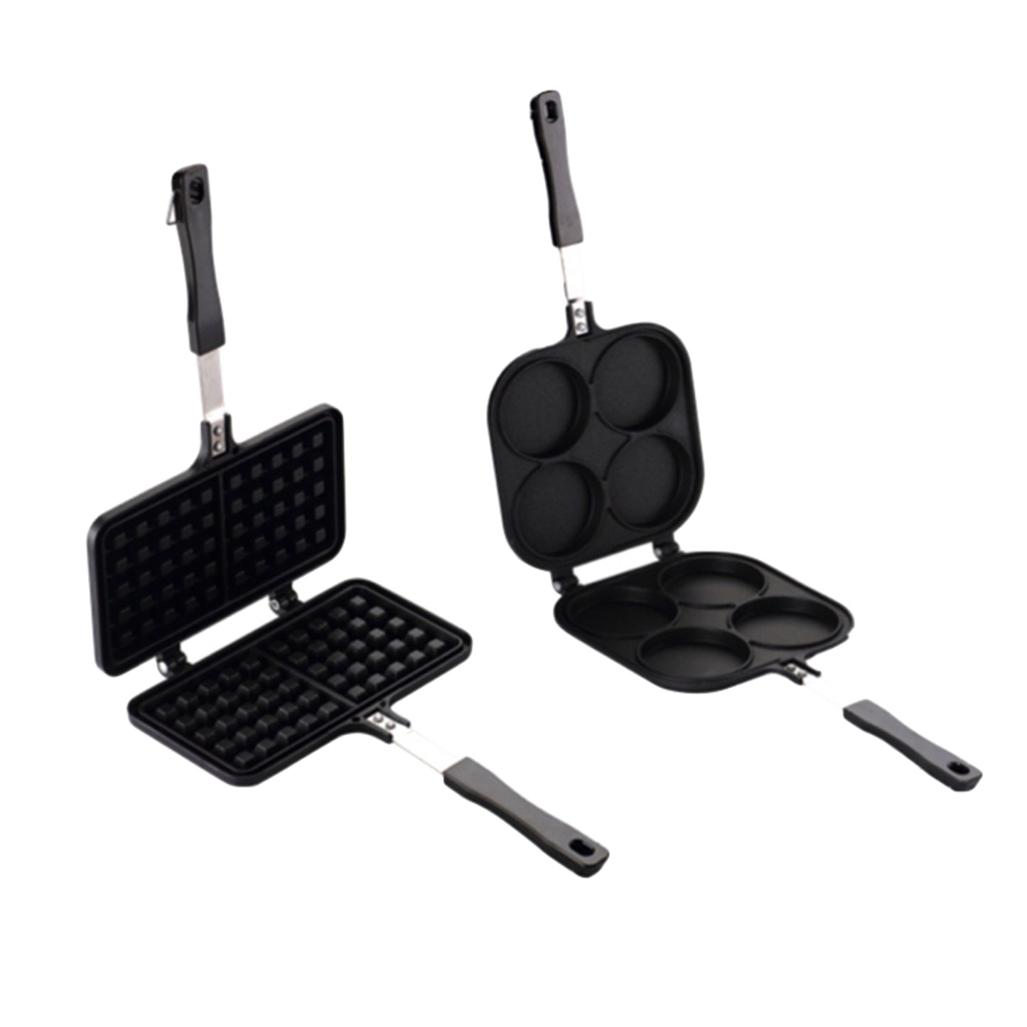 Set de sartén Waffle y sartén Pancake La Soluzione antiadherentes para cocina