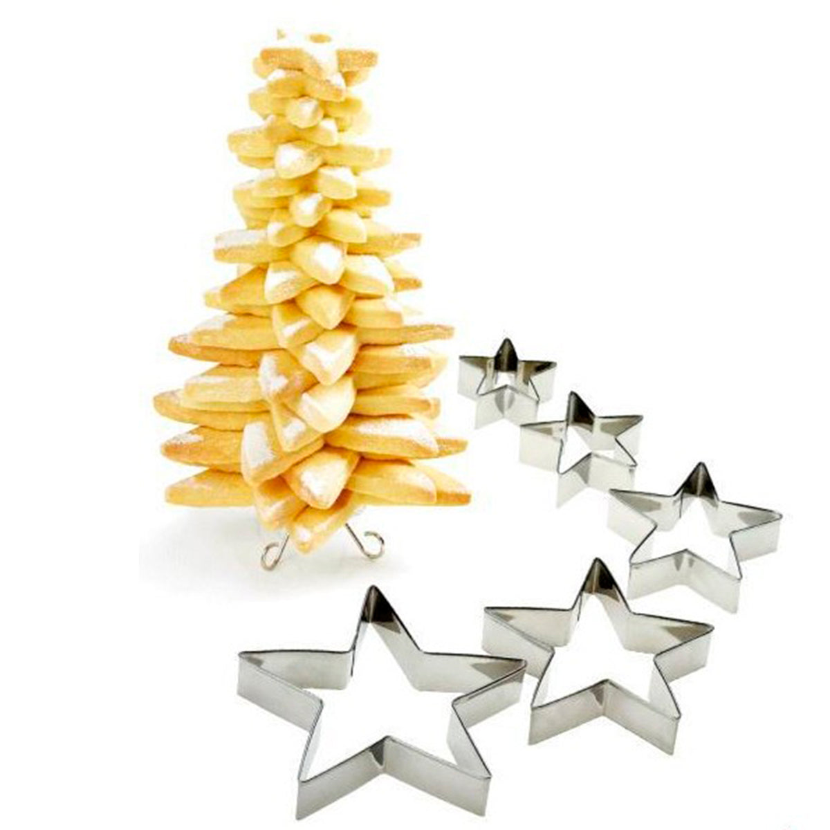 Set Moldes de Galletas Árbol de Navidad La Soluzione