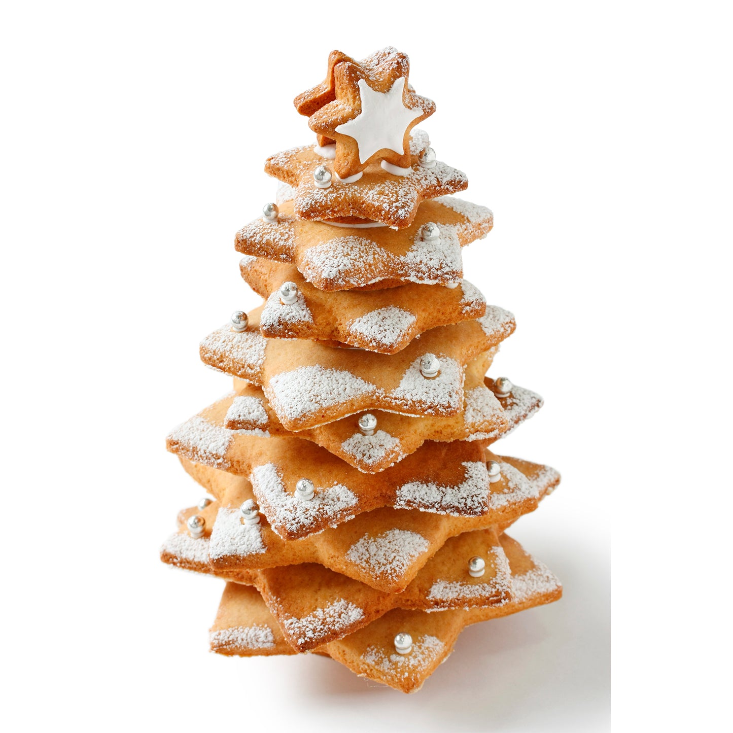 Moldes navideños La Soluzione para cortar galletas caseras en forma de árbo