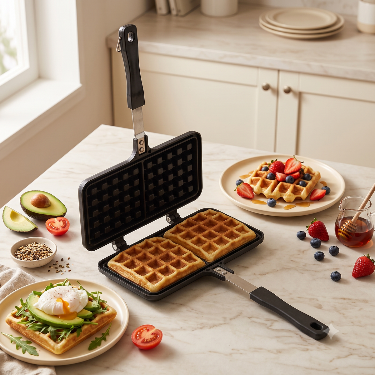 Sartén para Waffles Belgas La Soluzione