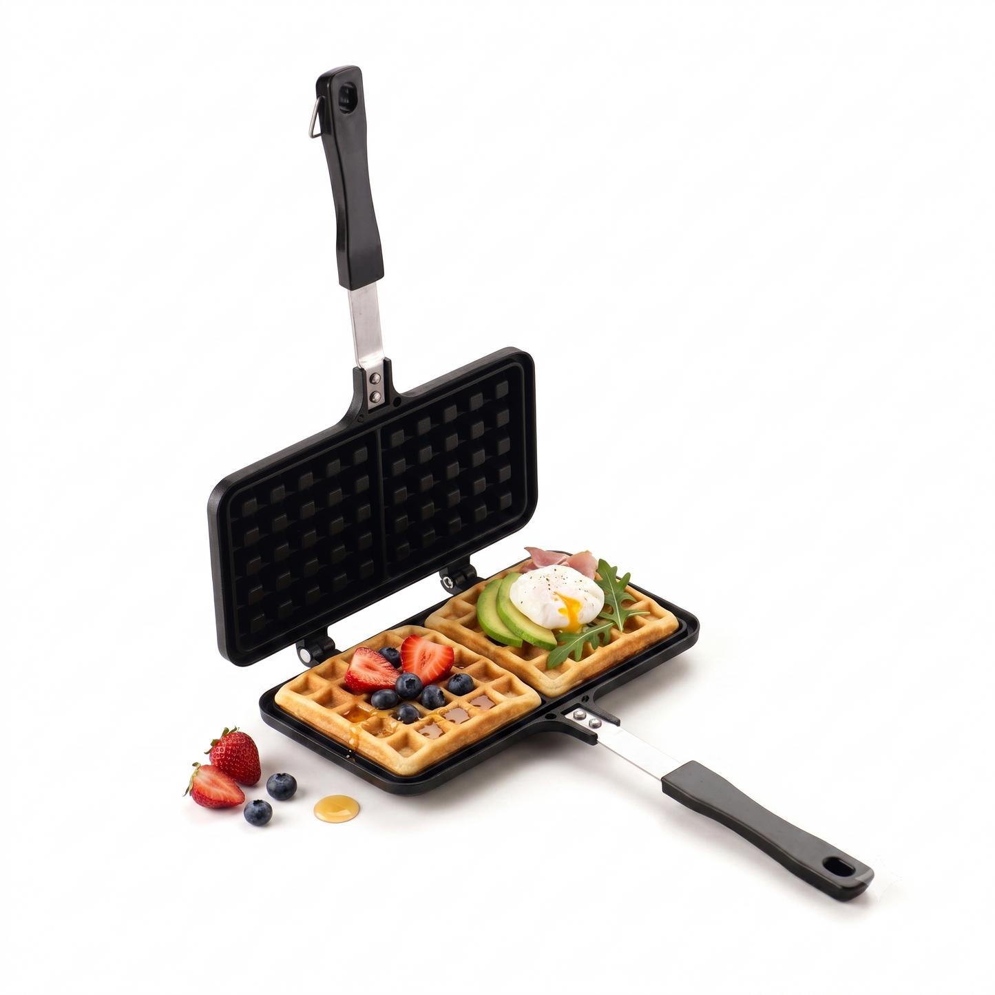 Sartén para Waffles Belgas La Soluzione – Waflera Casera