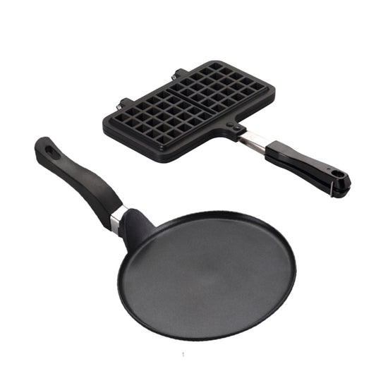 Set de sartenes La Soluzione ideal para preparar waffles y panqueques en casa