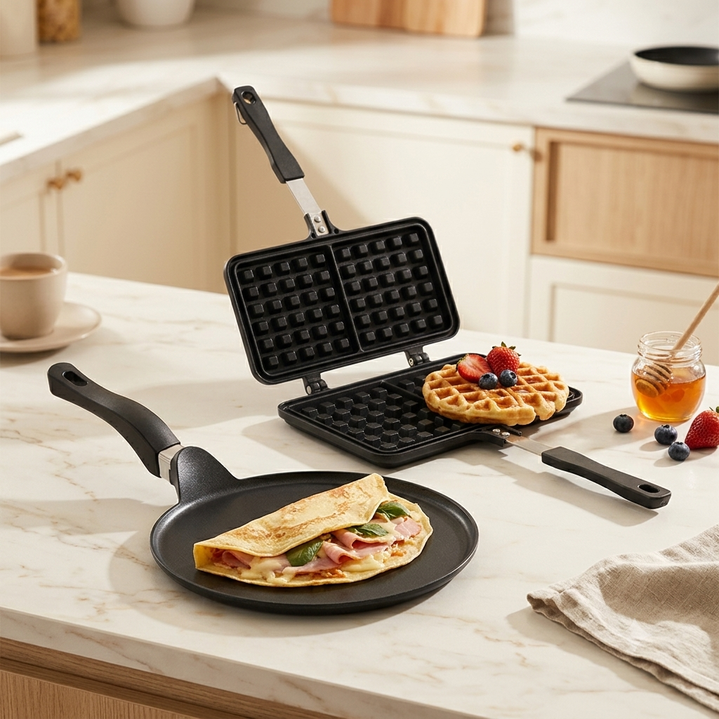 Panqueques Franceses y Waffles Belgas Caseros