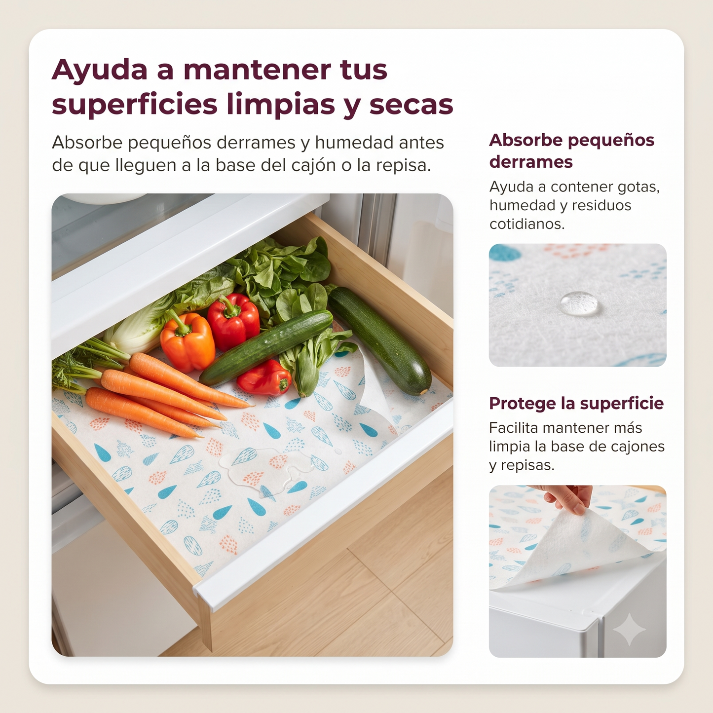Cubierta Protectora para Refrigerador La Soluzione – Set 3 Unidades